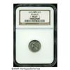 Image 3 : 1875 3CN MS67 NGC. FS-006.5. The serif of a 1 is 