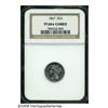 Image 3 : 1867 3CN PR66 S Cameo NGC. Pastel powder-blue and