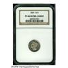 Image 3 : 1869 3CN PR66 Ultra Cameo NGC. The cameo contrast