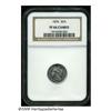 Image 1 : 1876 3CN PR66 Cameo NGC. Sharply struck, untoned,