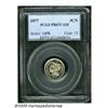 Image 3 : 1877 3CN PR67 Cameo PCGS. A Superb specimen that 