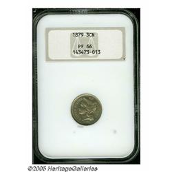 1879 3CN PR66 NGC. Sharply struck and seemingly p