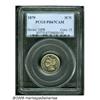 Image 3 : 1879 3CN PR67 Cameo PCGS. A lightly toned and wel