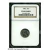 Image 1 : 1883 3CN PR66 Cameo NGC. Nickel-gray surfaces rev