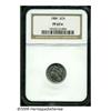 Image 1 : 1886 3CN PR67 S NGC. Bright partially prooflike s