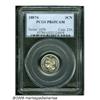 Image 3 : 1887/6 3CN PR65 Cameo PCGS. Mostly brilliant with
