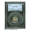 1888 3CN PR67 PCGS. Honey and pearl-gray colors e
