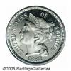 Image 1 : 1888 3CN PR66 Cameo PCGS. A flashy, wonderfully p