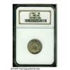 Image 1 : 1867 5C No Rays MS66 NGC. A lustrous Premium Gem 