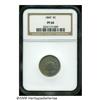 Image 1 : 1869 5C PR66 NGC. Nicely mirrored beneath subtle 
