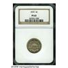 Image 1 : 1874 5C PR65 NGC. Whispers of light gild patina g