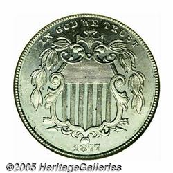 1877 5C PR66 NGC. Highly reflective with subtle g