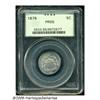Image 1 : 1879 5C PR65 PCGS. This looks like the triple pun