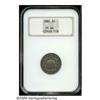 Image 1 : 1881 5C PR64 NGC. This Near Gem Shield nickel pro