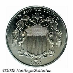 1881 5C PR67 Cameo PCGS. Brilliant and deeply mir