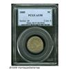 Image 1 : 1885 5C AU58 PCGS. The 1885 is the key date Liber