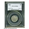 Image 3 : 1886 5C MS64 PCGS. A satiny and well struck near-