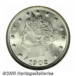 1902 5C MS67 NGC. Spectacular cartwheel luster an