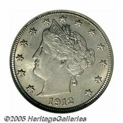 1912-S 5C MS64 NGC. One of only two mintmarked is