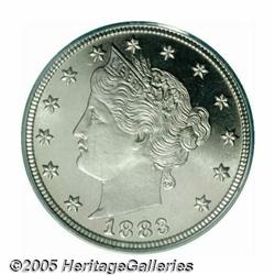 1883 5C No Cents PR67 Cameo PCGS. The 1 in the da