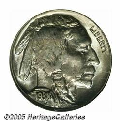 1938-D 5C MS68 S NGC. The first Buffalo Nickels w