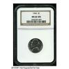 Image 1 : 1954 5C MS66 Full Steps NGC. The NGC holder indic