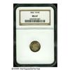 Image 3 : 1862 H10C MS67 NGC. Extraordinary semi-reflective