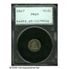 Image 1 : 1867 H10C PR65 PCGS. Crisply struck under intermi