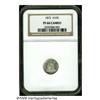 Image 1 : 1872 H10C PR66 Cameo NGC. A popular type coin wit