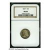Image 1 : 1827 10C MS65 NGC. JR-12, R1. One of the more com