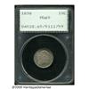 Image 3 : 1836 10C MS65 PCGS. JR-1, R.3. Lovely olive-green