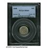 Image 3 : 1848 10C MS64 PCGS. A bright, satiny-textured Min