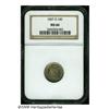 Image 3 : 1857-O 10C MS66 NGC. With an original mintage of 
