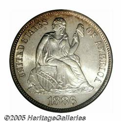 1886-S 10C MS65 PCGS. This is a frosty Gem with a