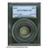 Image 1 : 1879 10C PR65 Cameo PCGS. Splotches of golden-bro