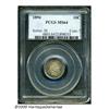 Image 1 : 1894 10C MS64 PCGS. Lustrous surfaces display a m