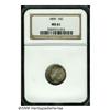 Image 1 : 1895 10C MS61 NGC. From a mintage of 690,000 busi