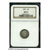 Image 3 : 1897 10C MS67 NGC. Crisply struck and thoroughly 