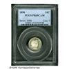 Image 1 : 1898 10C PR65 Cameo PCGS. A thin veneer of light 