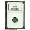Image 3 : 1919-D 10C MS65 Full Bands NGC. A conditionally r