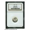 Image 1 : 1921 10C MS63 Full Bands NGC. Struck from worn di