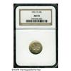 Image 1 : 1921-D 10C AU55 NGC. Light golden-tan patina adhe