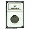 Image 3 : 1818 25C MS65 NGC. B-2, R.1. Sharply struck throu