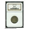 Image 1 : 1857-O 25C MS62 NGC. Even though nearly 1.2 milli