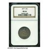 Image 3 : 1877 25C MS66 NGC. Production of Quarter Dollars 