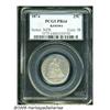 Image 3 : 1874 25C Arrows PR64 PCGS. Watery, minimally hair