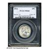 Image 1 : 1914 25C MS66 PCGS. Essentially untoned with thic