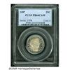 Image 1 : 1897 25C PR66 Cameo PCGS. A touch of hazy golden-
