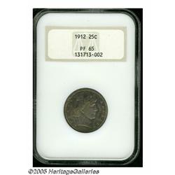 1912 25C PR65 NGC. A thoroughly original, Gem spe