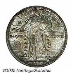 1917 25C Type Two MS66 Full Head NGC. First year 